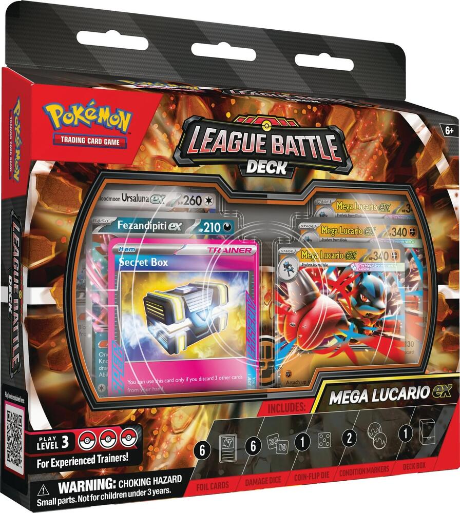 Pokémon Mega Lucario Ex League Battle Deck