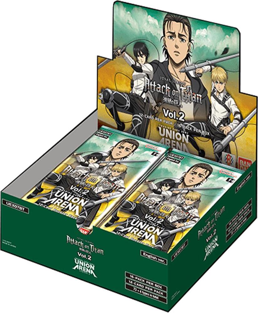 Attack on Titan Vol. 2 Union Arena Booster Box