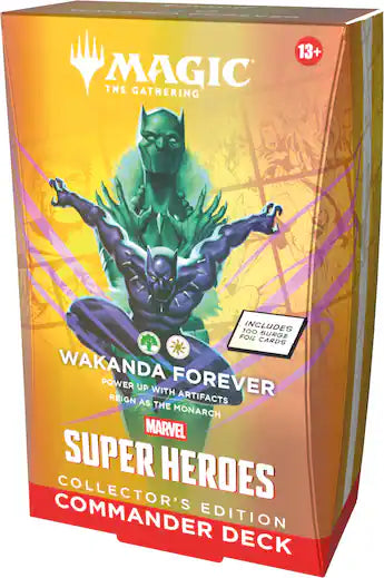 Mtg Marvel Super Heroes Wakanda Forever Collector Commander Deck