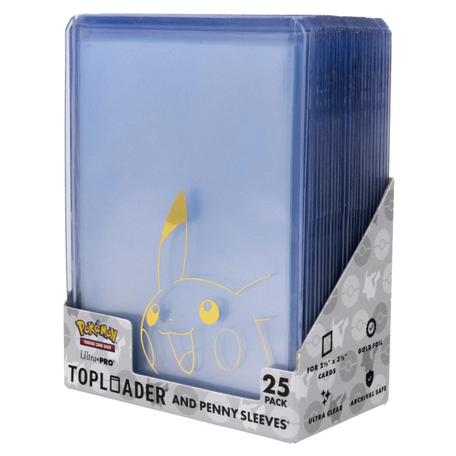 Ultra Pro Pokemon Toploaders + 25 penny sleeves