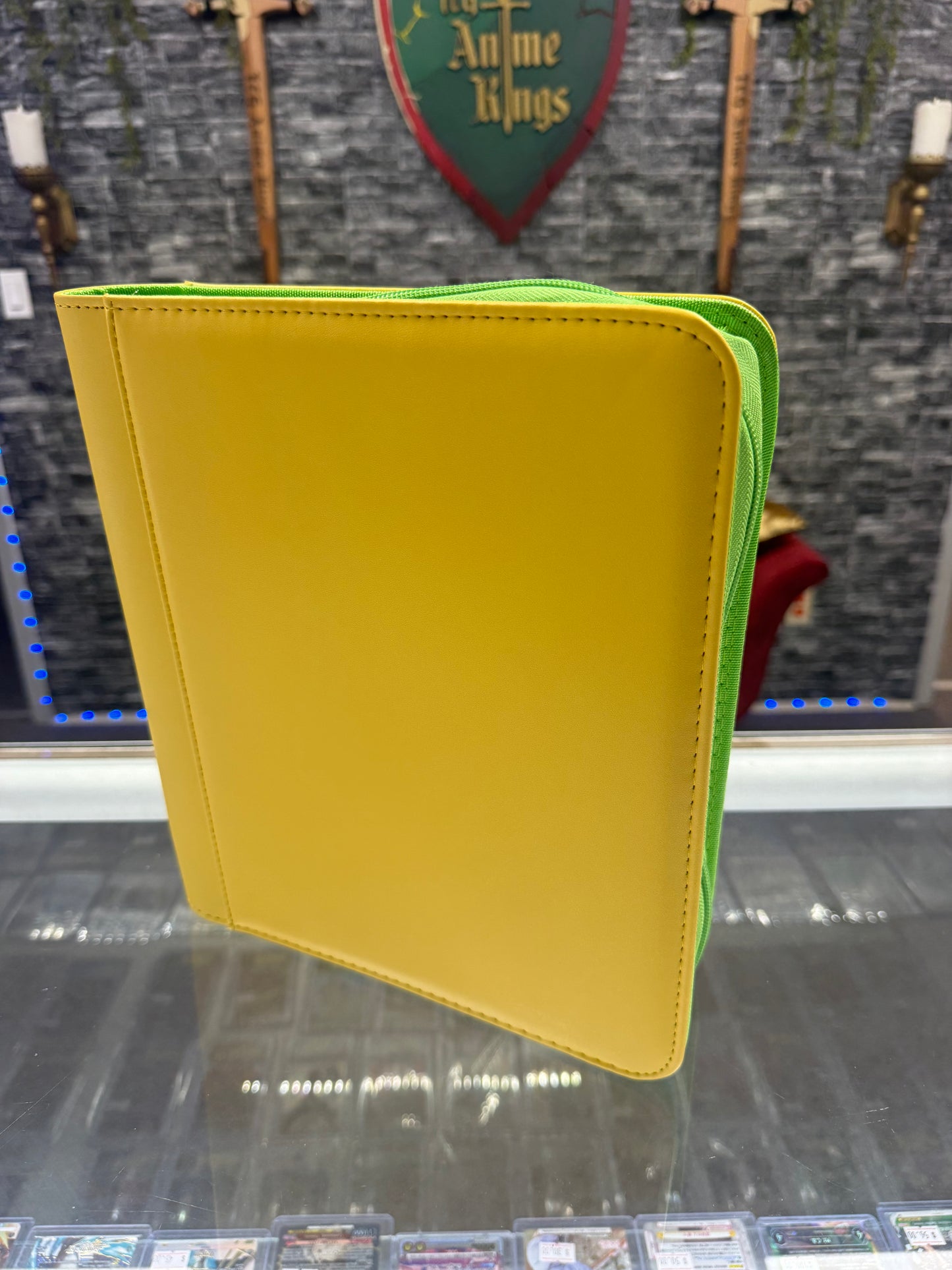 4-Pocket Top Loader Binder two toned *Yellow/Lime