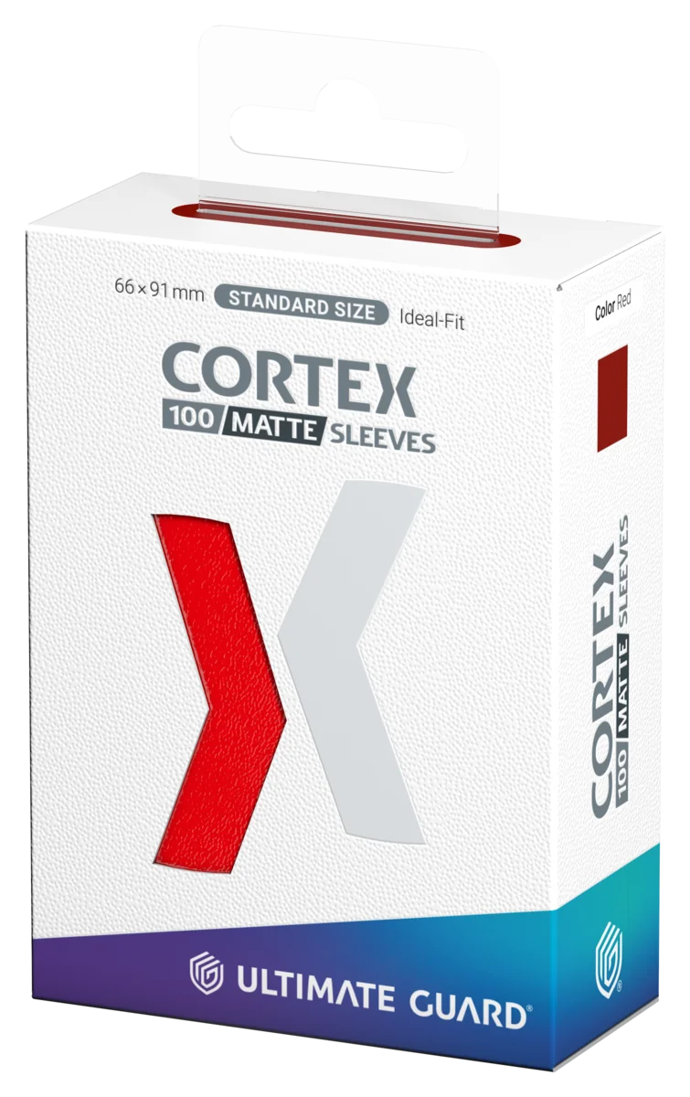 Cortex Standard 100 count Sleeves *Red
