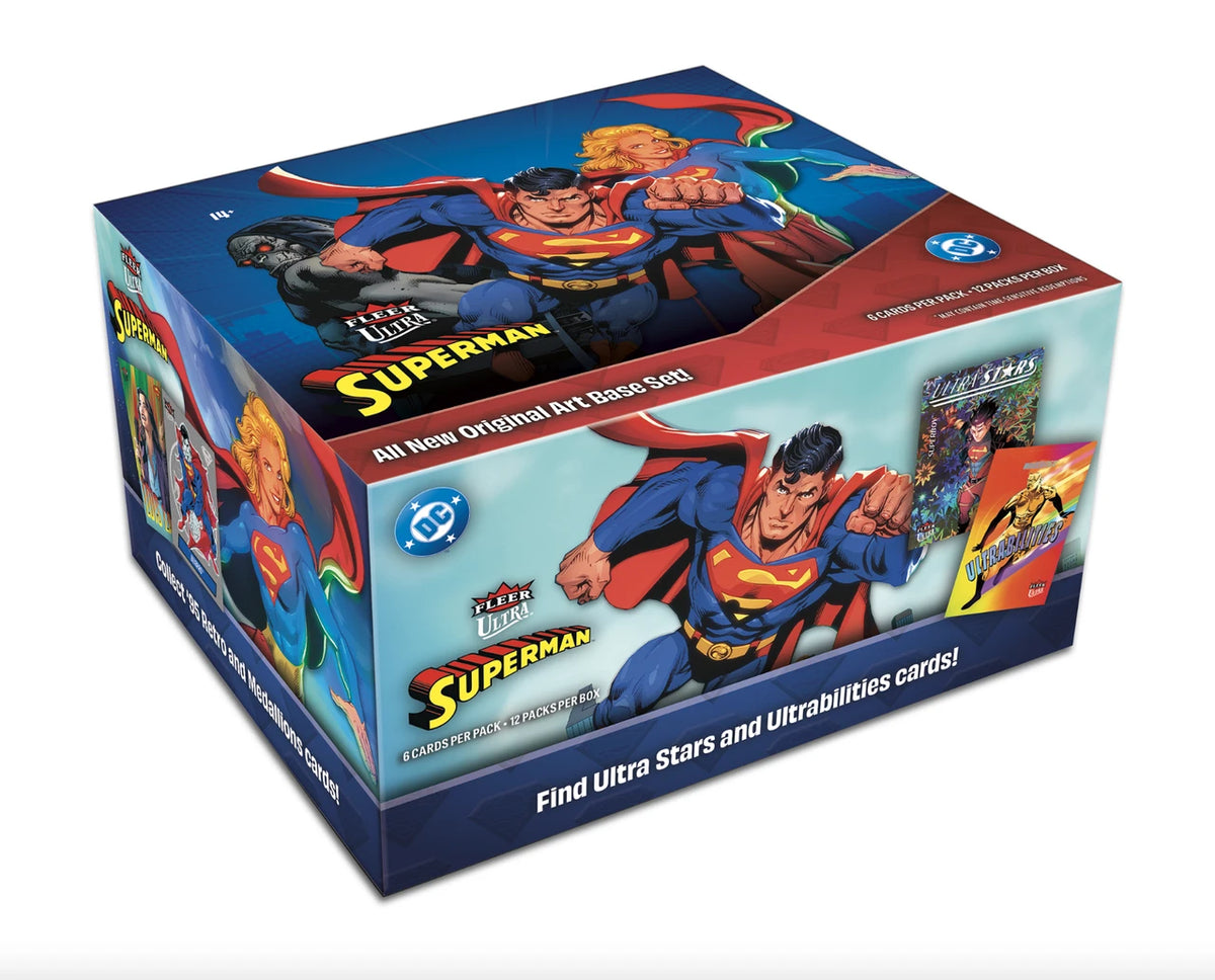 Upper deck Fleer Ultra Superman Hobby Box