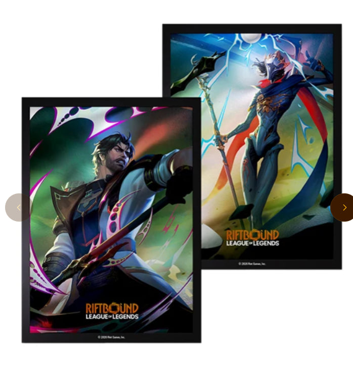 Riftbound Jayce Vs Viktor 100 Foil Art Sleeves