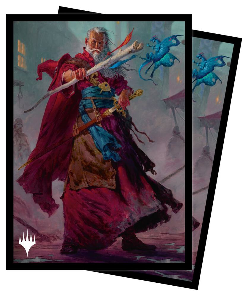 Magic Matted Deck Protector Sleeves * Battle for Baldur's Gate (Elminster)