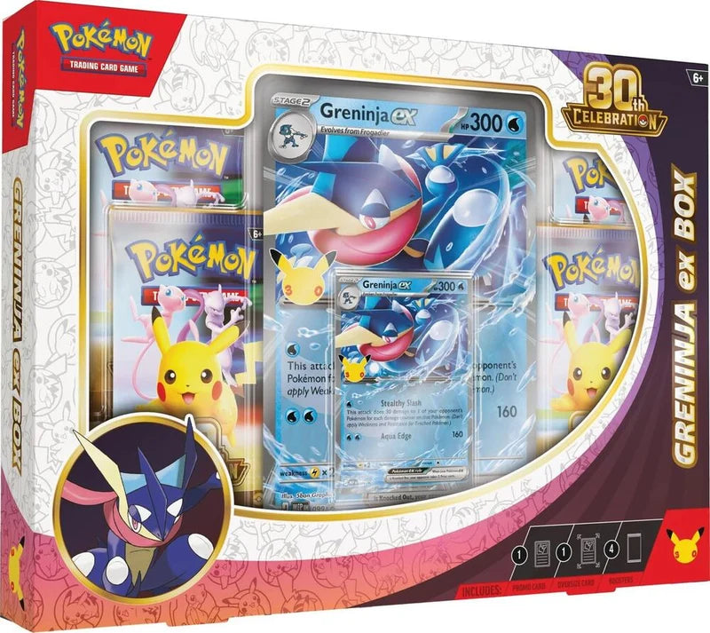 Pokémon 30th anniversary Greninja ex Box