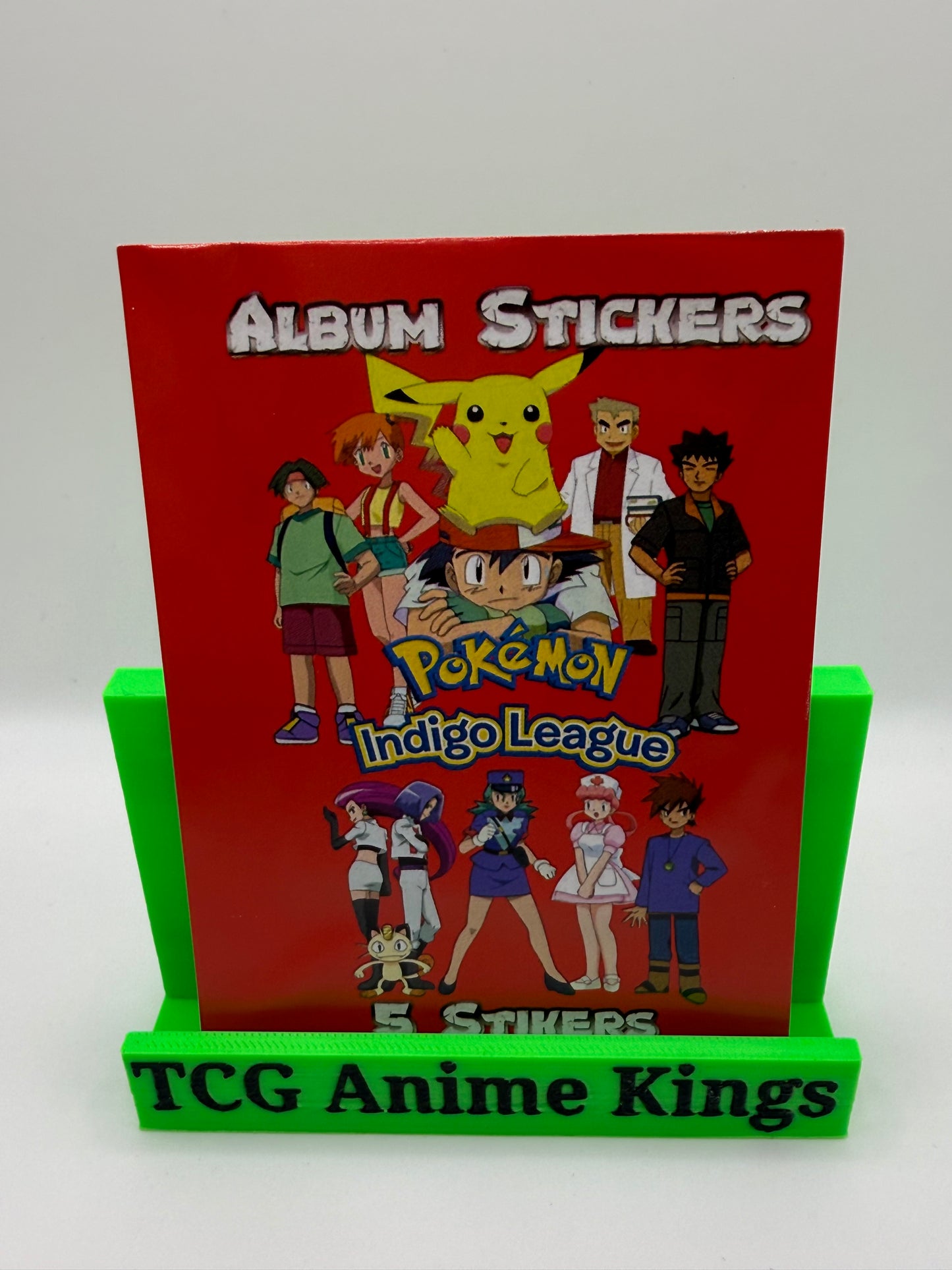 2022 POKEMON INDIGO LEAGUE Stickers - PACKAGE (25 SEALED PACK)