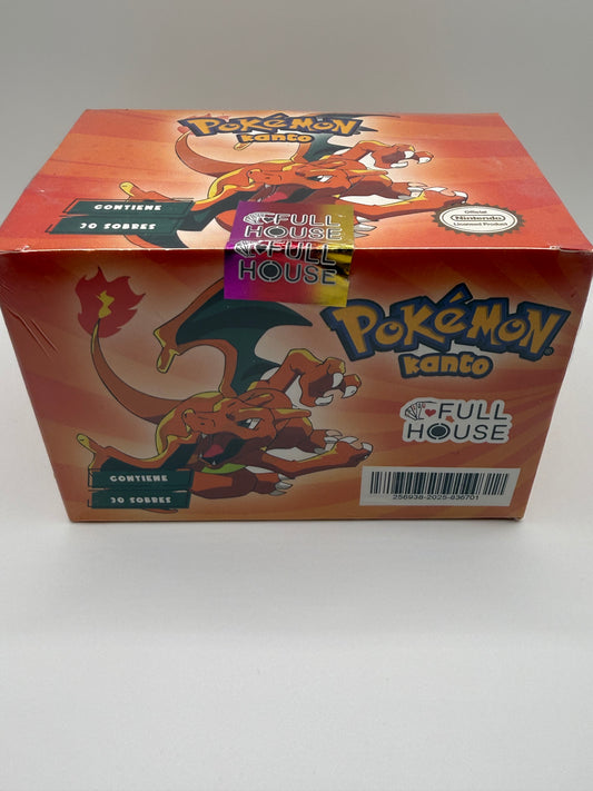 Pokemon Kanto Full House Cards. Sealed, Charizard Box 30 Packs Brand New!