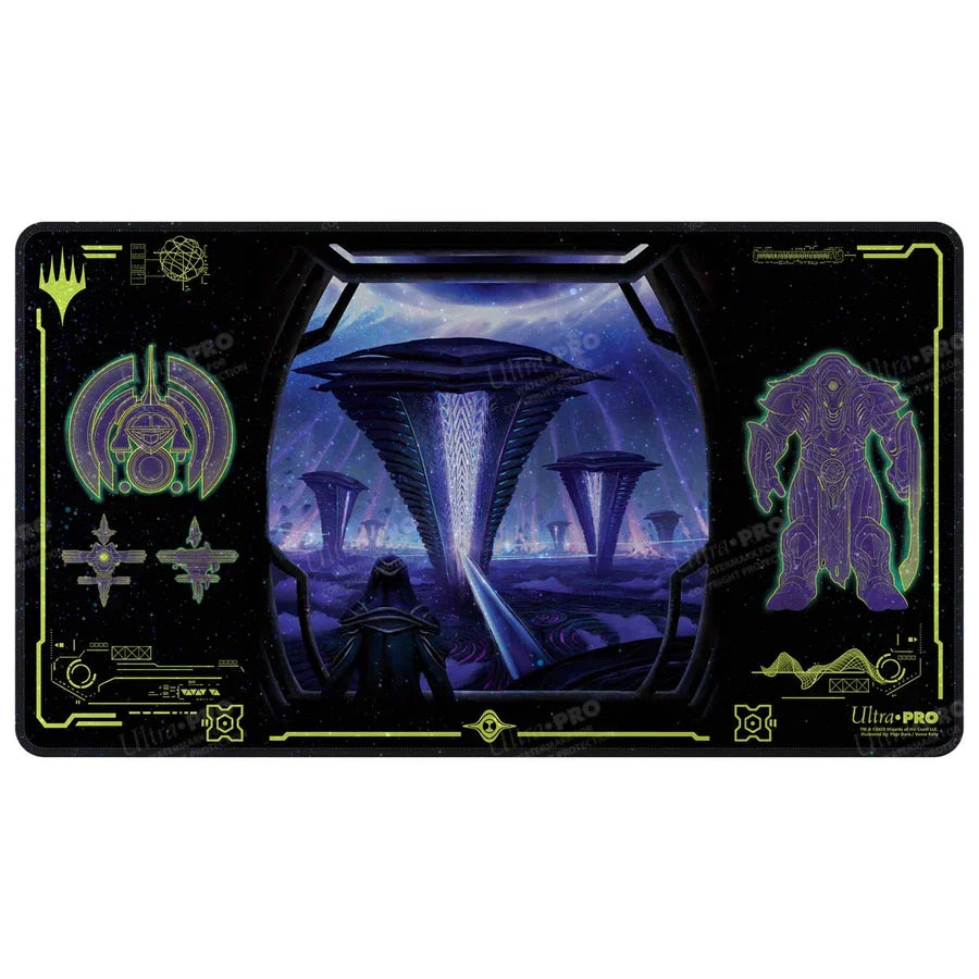 Mtg Holofoil Black Mythic EOE Playmat