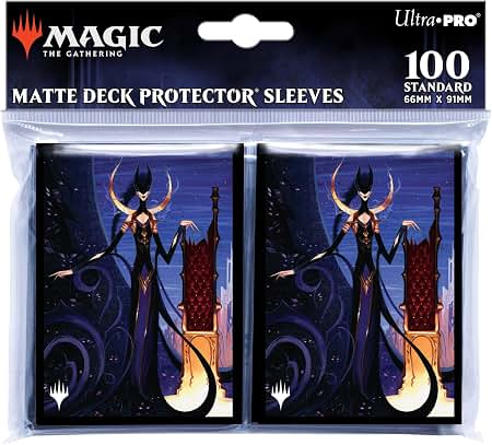 Mtg Matte Deck protector Sleeves Wilds of Eldraine, Ashiok