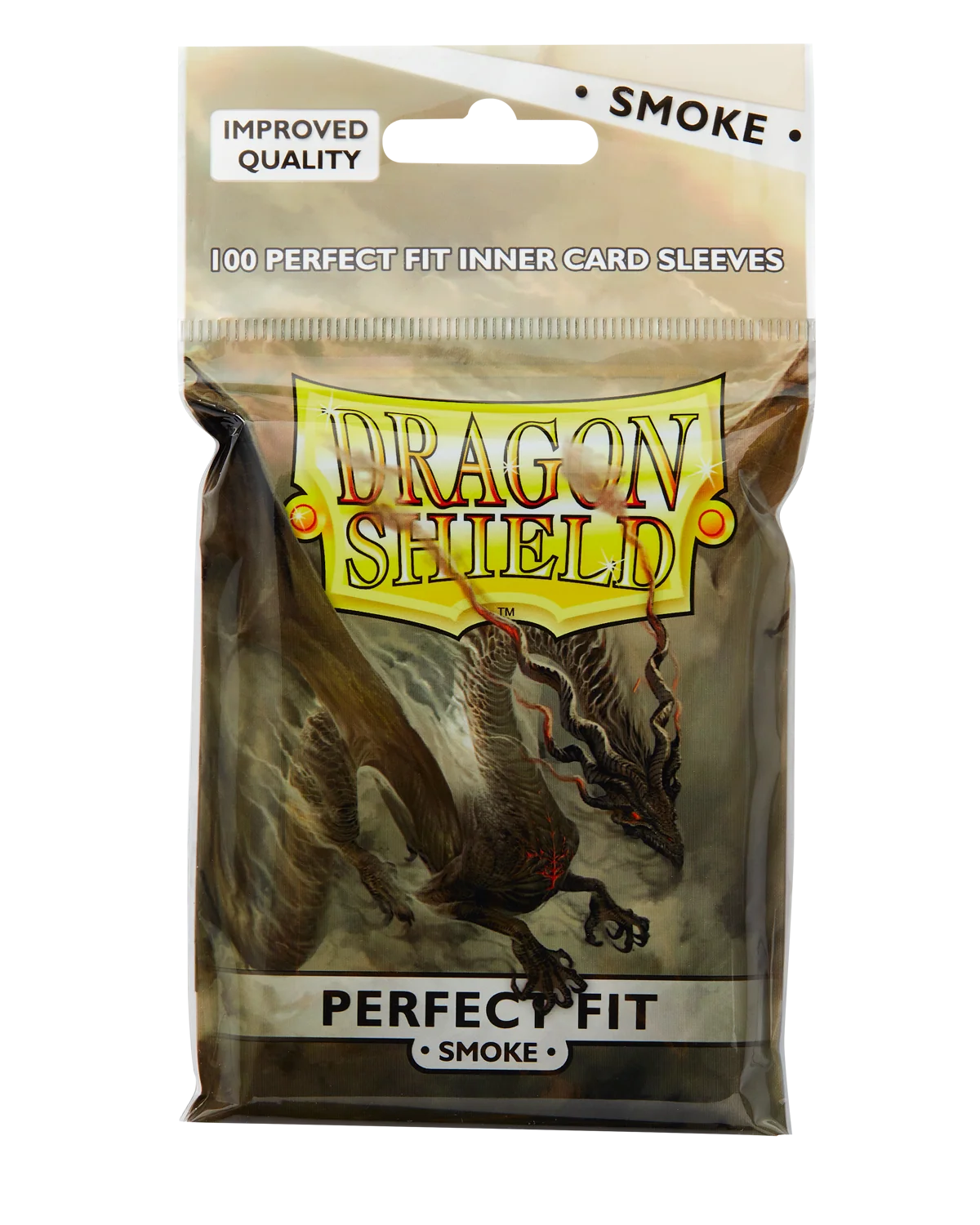 Dragon Shield 100 count Perfect fit inner Sleeves Smoke