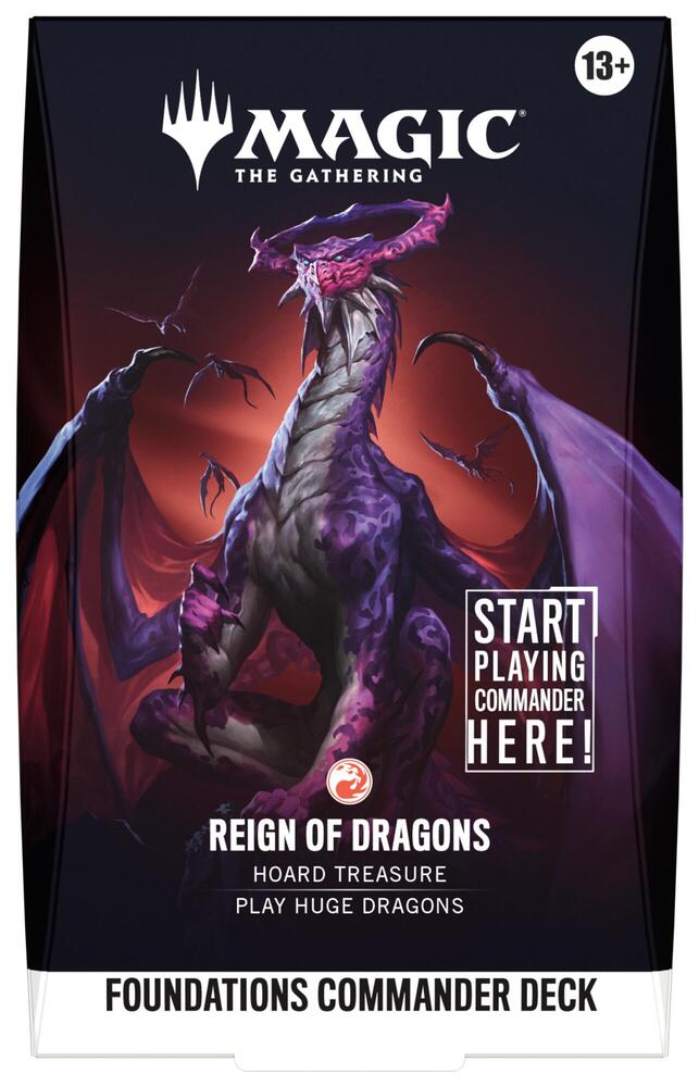 MTG Foundations Commander Deck *Reign of Dragons