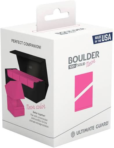 Ultimate Guard Boulder Solid *Neon Pink