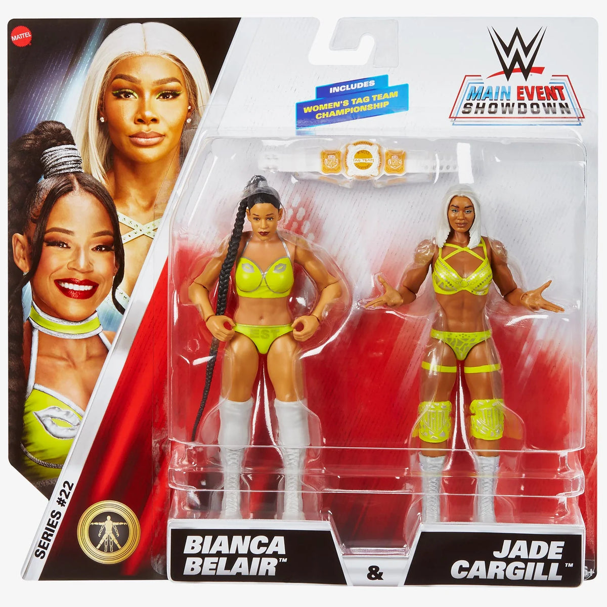 WWE 2pk Figures Main Event Showdown Bianca Belair & Jade Cargill