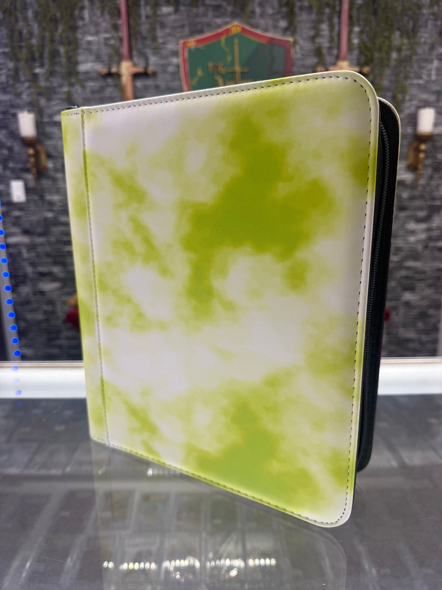 4-Pocket Top Loader Binder Tye Dye *Green/White