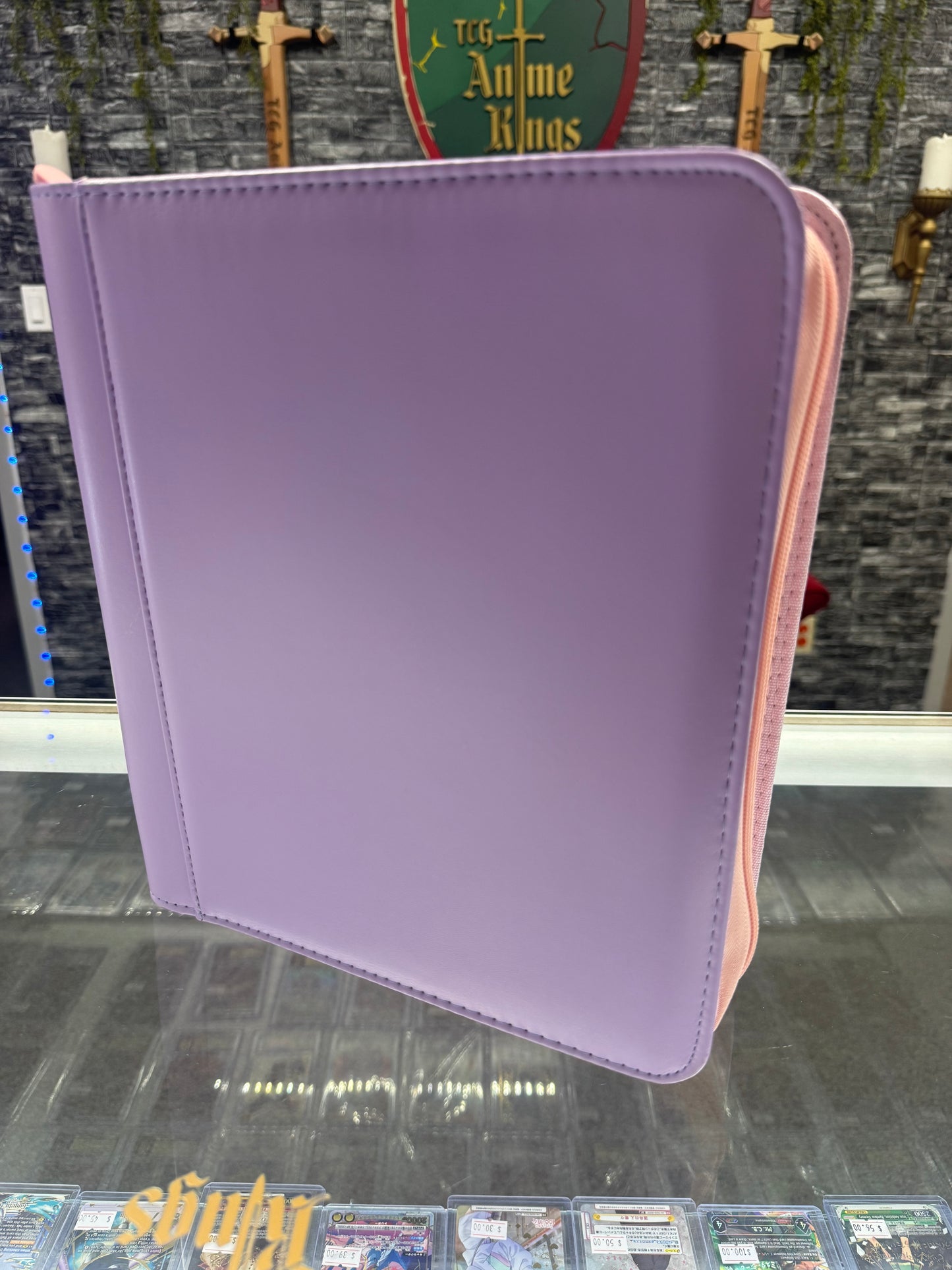 4-Pocket Top Loader Binder two toned *Lilac/soft Pink
