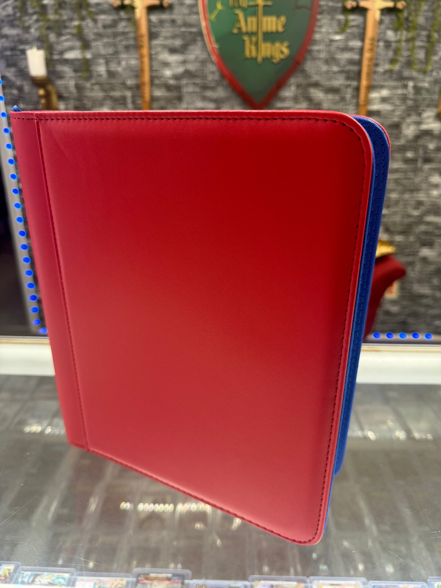 4-Pocket Top Loader Binder two toned *Red/Blue