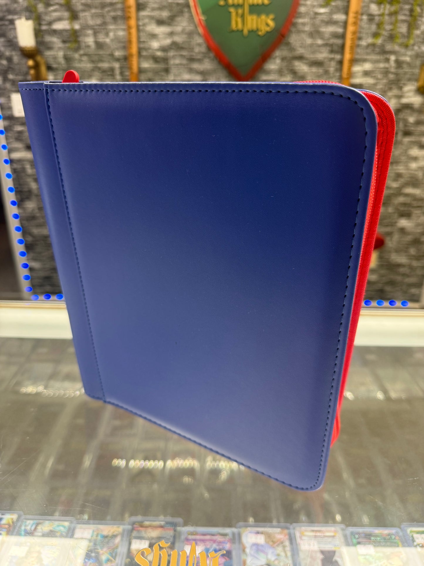 4-Pocket Top Loader Binder two toned *Blue/Red