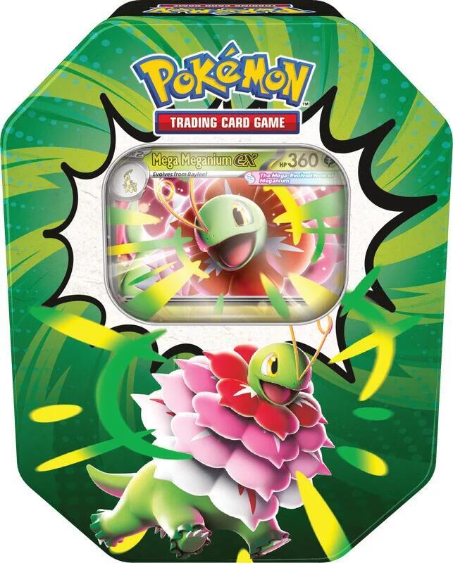 Pokémon Ascended Heroes Mega Meganium Ex Tin