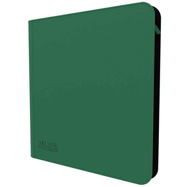 Arcane Fortress Zipper Binder 360 Green