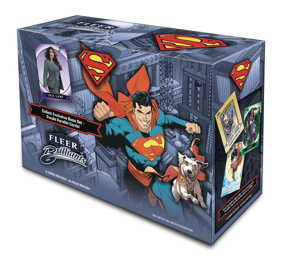 Upper deck Fleer Brilliants Superman Mega Box