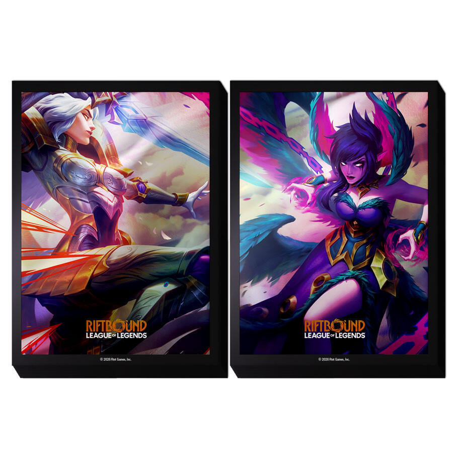 Riftbound Kayle Vs. Morgana 100 Foil Art Sleeves