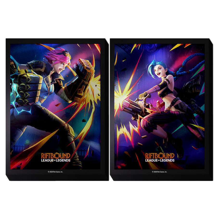 Riftbound VI Vs. Jinx 100 Foil Art Sleeves