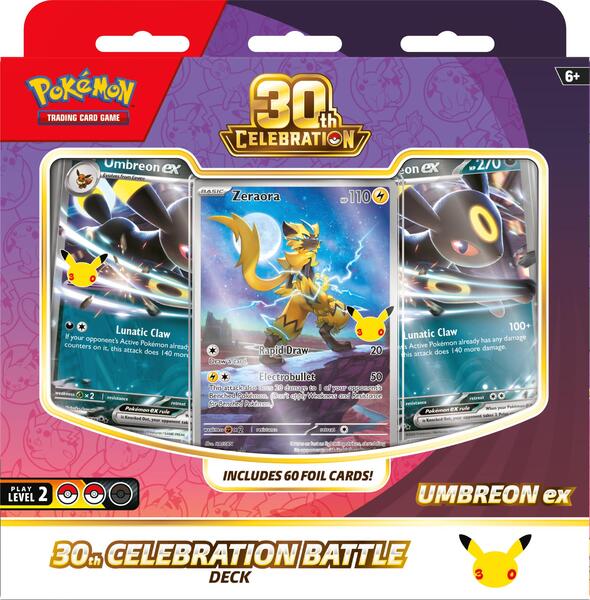 Pokémon Umbreon Ex 30th Celebration Battle Deck