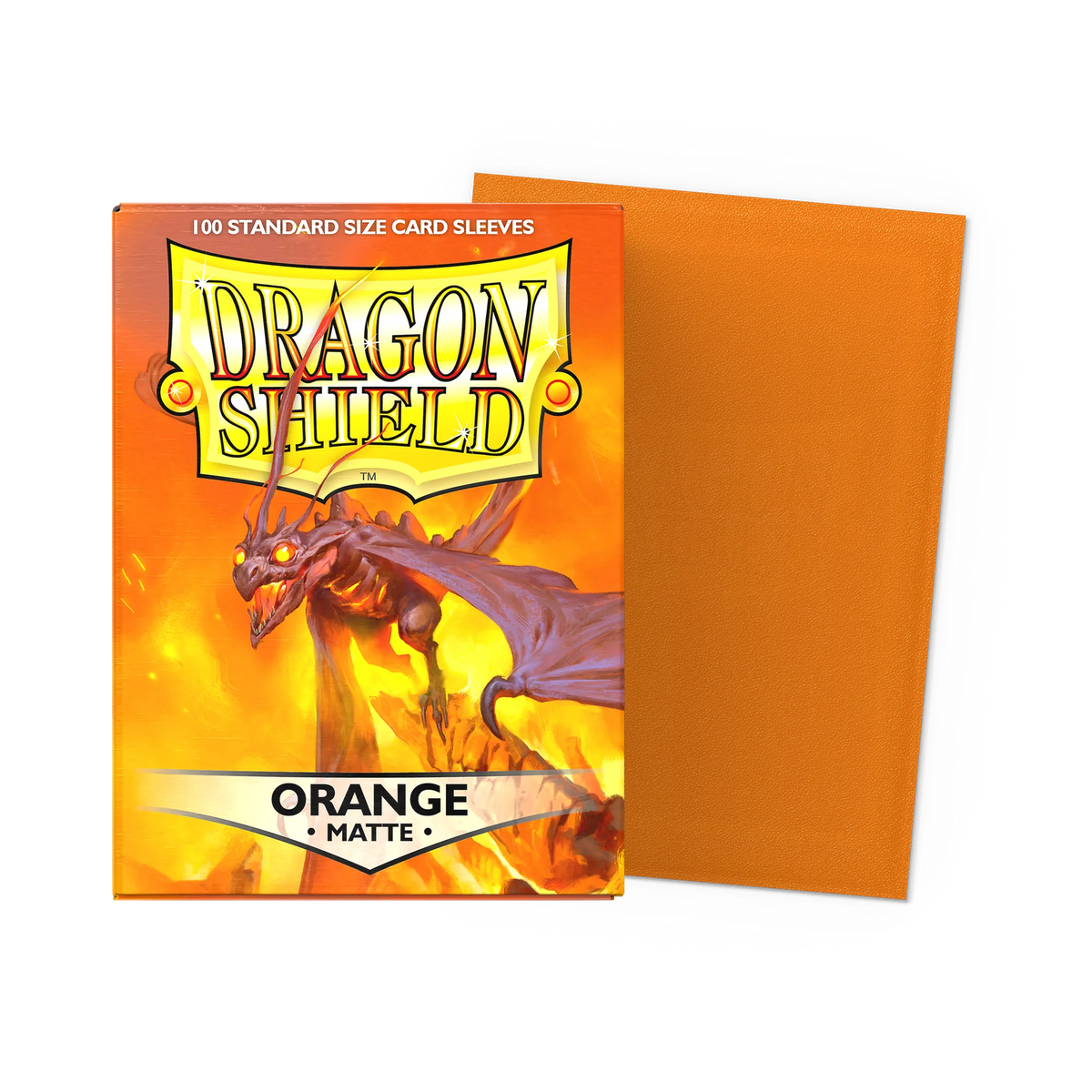 Dragon Shield Matte Orange Card Sleeves