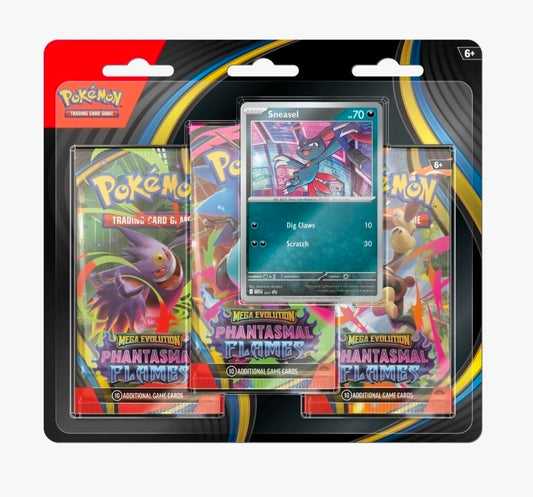 Pokémon Phantasmal Flames 3pk Blister (assorted promo)