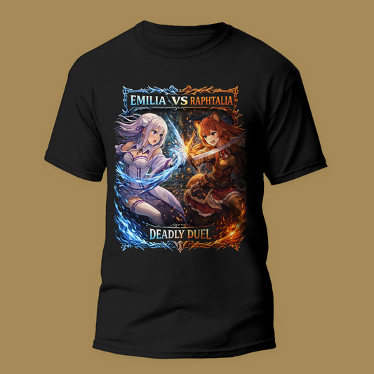 Deadly Duel – Emilia v. Raphtalia Streetwear Graphic