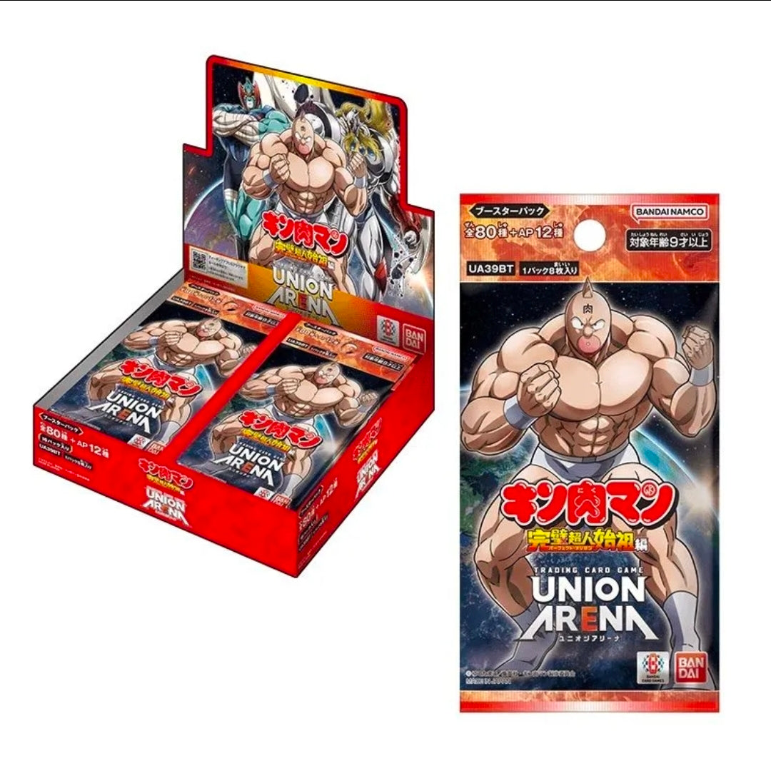 Bandai Union Arena Kinnikuman Booster Box 16 Packs Perfect Superhuman Edition
