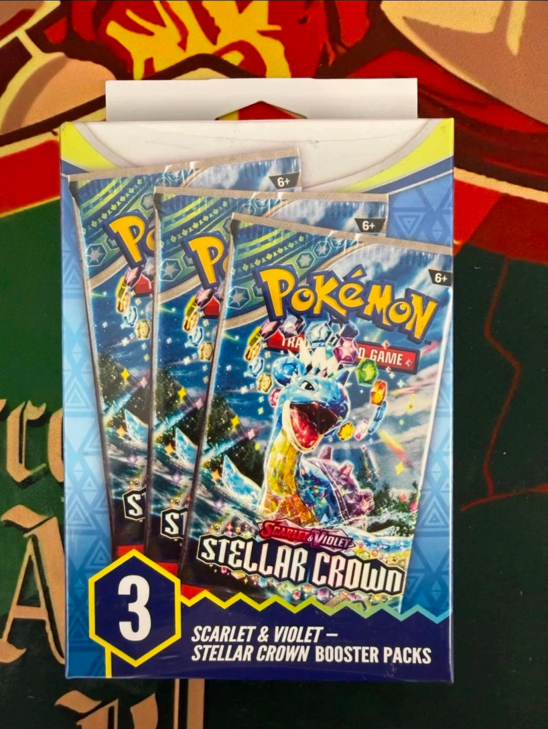 Pokémon Stellar Crown 3 pk Hanger